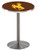 University of Wyoming L214 Pub Table w/ Stainless Base Image 1