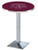 Texas A&M University L217 Pub Table w/ Chrome Base Image 1