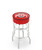 Ohio State Buckeyes L7C1 Chrome Bar Stool w/ Swivel Seat Image 1