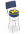 Michigan Bar Stool w/ Wolverines Logo Swivel Seat - L7C4 Image 1
