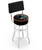 San Jose Bar Stool w/ Sharks Logo Swivel Seat - L7C4 Image 1