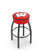 Wisconsin Bar Stool w/ Badgers 'W' Logo Swivel Seat - L8B1 Image 1