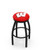 Wisconsin Bar Stool w/ Badgers 'W' Logo Swivel Seat - L8B2B Image 1