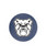 Butler Bar Stool w/ Bulldogs Logo Swivel Seat - L8B3C Image