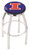 Illinois Bar Stool w/ Fighting Illini Logo Swivel Seat - L8C2C Image 1