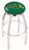 North Dakota State Bar Stool w/ Bison 'Green' Logo Swivel Seat - L8C2C Image 1