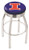 Illinois Bar Stool w/ Fighting Illini Logo Swivel Seat - L8C3C Image 1