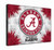 Alabama Canvas Art w/ Crimson Tide 'A' Logo Print Image