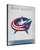Columbus Canvas Art w/ Blue Jackets Logo Print
