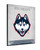 Connecticut Canvas Art w/ Huskies Logo Print