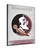 Florida State Canvas Art w/ Seminoles Logo Print
