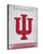 Indiana Canvas Art w/ Hoosiers Logo Print