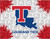 Louisiana Tech Canvas Art w/ Bulldogs Logo Print Image 1