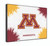 Minnesota Canvas Art w/ Golden Gophers Logo Print Minnesota Canvas Art w/ Golden Gophers Logo Print