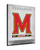 Maryland Canvas Art w/ Terrapins Logo Print