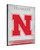 Nebraska Canvas Art w/ Cornhuskers Logo Print