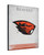 Oregon State Canvas Art w/ Beavers Logo Print