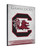 South Carolina Canvas Art w/ Gamecocks Logo Print
