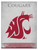Washington State Canvas Art w/ Cougars Logo