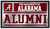Alabama Crimson Tide Mirror - Alumni Wood Frame Image 1