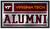 Virginia Tech Hokies Mirror - Alumni Wood Frame Image 1