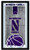 Northwestern Wildcats Basketball Logo Mirror Image 1