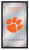 Clemson Tigers Mirror - Fight Song Wood Frame