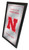 Nebraska Cornhuskers Mirror - Fight Song Wood Frame