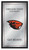 Oregon State Beavers Mirror - Fight Song Wood Frame