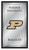 Purdue Boilermakers Mirror - Fight Song Wood Frame