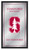Stanford Cardinals Mirror - Fight Song Wood Frame