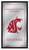 Washington State Cougars Mirror - Fight Song Wood Frame