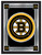 Boston Mirror w/ Bruins Logo - Wood Frame Image 1
