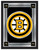 Boston Mirror w/ Bruins Logo - Wood Frame