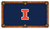 University of Illinois Pool Table Cloth by Hainsworth Image 1