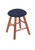 Vanity Stool - Oak Smooth Legs, Medium Finish, Graph Anchor Seat Image 1