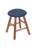 Vanity Stool - Oak Smooth Legs, Medium Finish, Rein Bay Seat Image 1