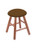Vanity Stool - Oak Smooth Legs, Natural Finish, Canter Thatch Seat Image 1