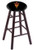 Wood Bar Stool w/ "Arizona State University Pitchfork" Logo Seat Image 1