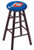 Wood Bar Stool w/ "United States Coast Guard" Logo Seat Image 1