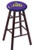 Wood Bar Stool w/ "James Madison University" Logo Seat Image 1
