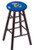 Wood Bar Stool w/ "University of Kansas" Logo Seat Image 1