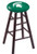 Wood Bar Stool w/ "Michigan State University" Logo Seat Image 1