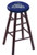Wood Bar Stool w/ "University of North Florida" Logo Seat Image 1