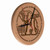 University of Alabama  Solid Wood Engraved Clock Image 1