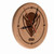 DePaul University Solid Wood Engraved Clock Image 1