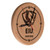 Eastern Illinois University Solid Wood Engraved Clock Image 1