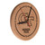 Georgia Tech Solid Wood Engraved Clock Image 1