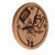 Grand Valley State University Solid Wood Engraved Clock Image 1