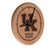 University of Kentucky Solid Wood Engraved Clock Image 1